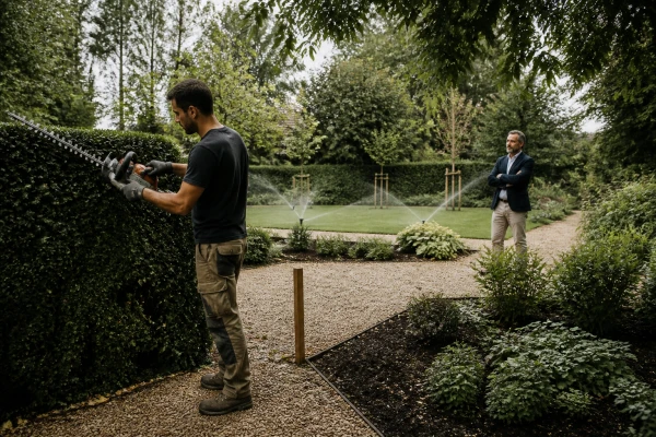 Aménagement paysager jardin privatif Yerres